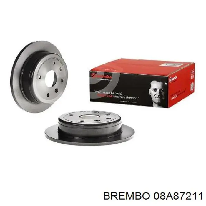 08A87211 Brembo Дисковый тормоз
