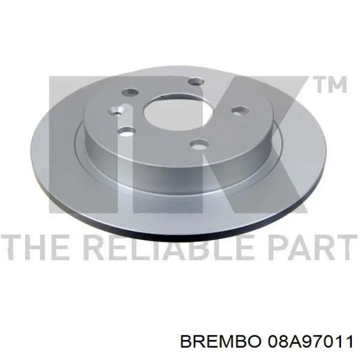 Диск гальмівний задній 08A97011 Brembo