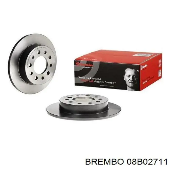 Тормозные диски 08B02711 Brembo