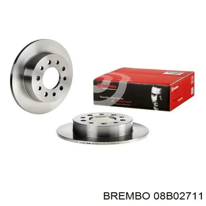 08B02711 Brembo Дисковый тормоз