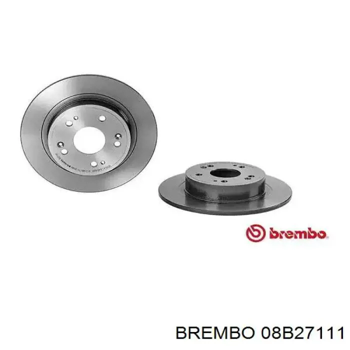 08.B271.11 Brembo диск тормозной задний