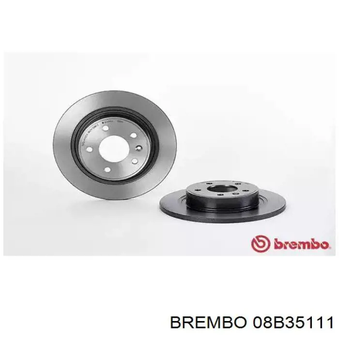 08.B351.11 Brembo диск тормозной задний