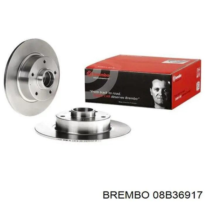 Купить 08B36917 Brembo Диск тормозной задний