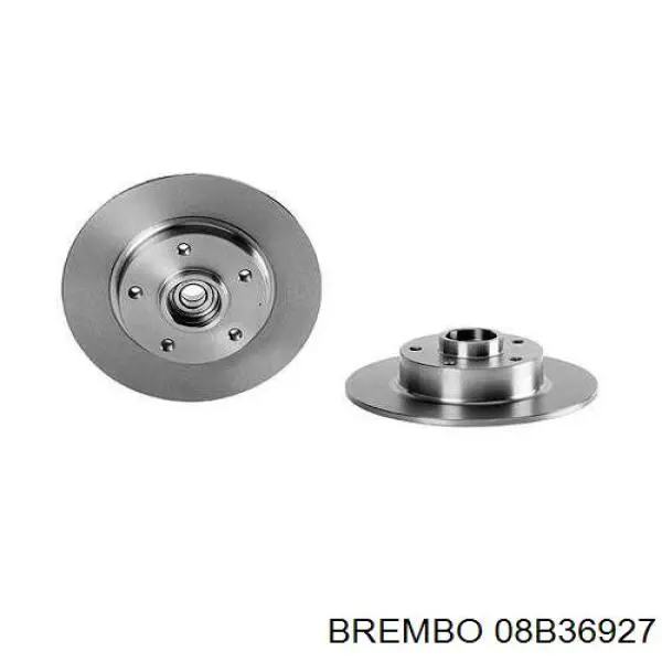 Тормозные диски 08B36927 Brembo