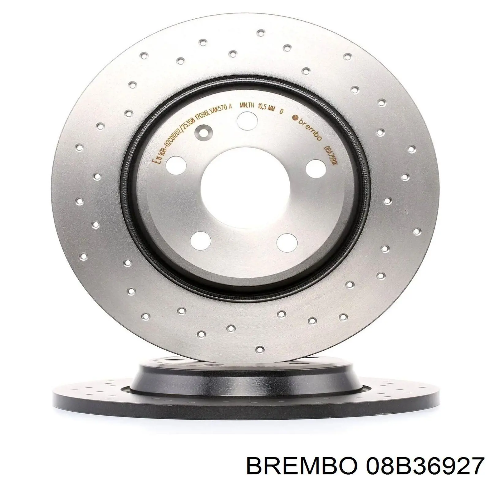 08B36927 Brembo Дисковый тормоз