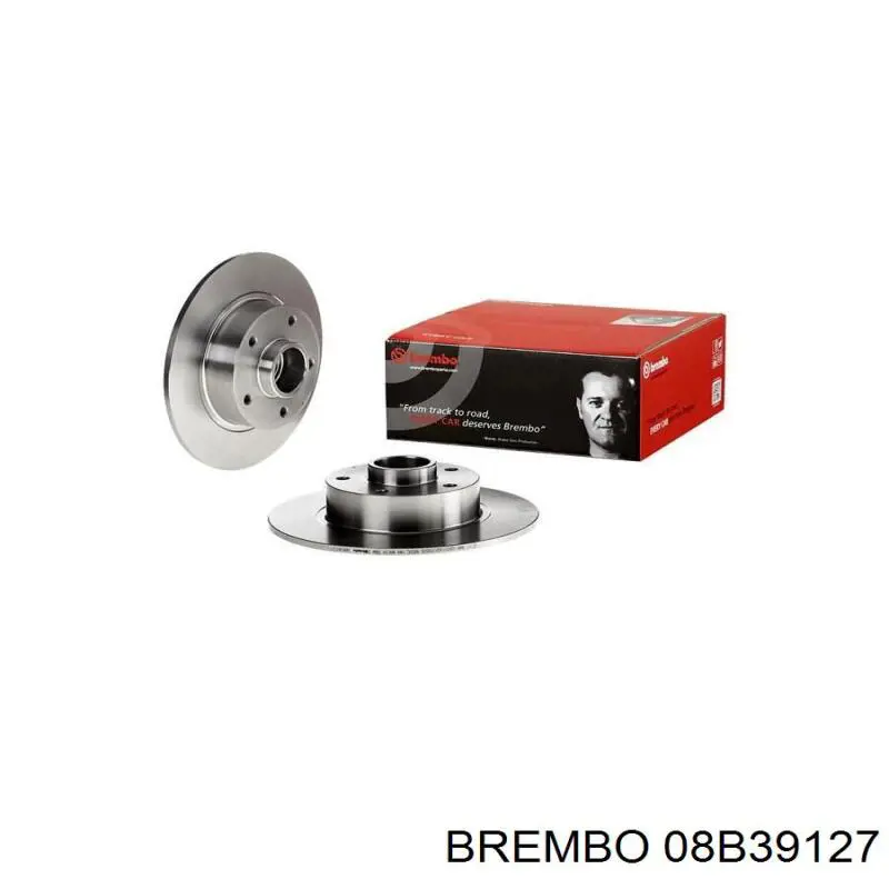 Купить 08B39127 Brembo Диск тормозной задний
