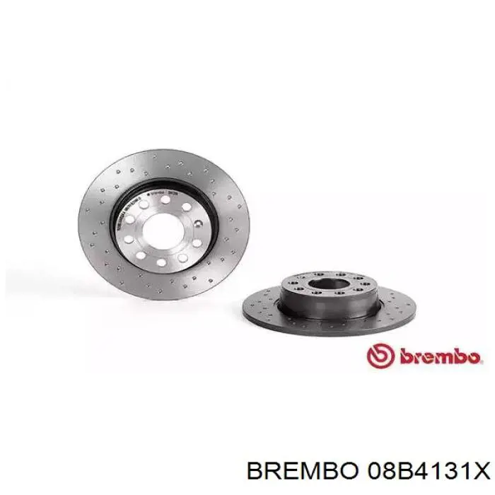 08B4131X Brembo диск тормозной задний