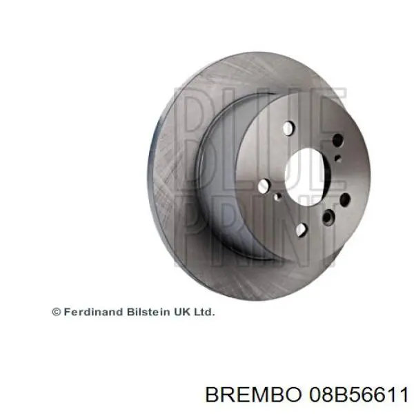 Задний тормозной диск Brembo 08B56611 цена, от 45.74 USD