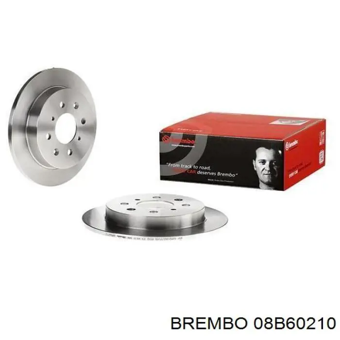 Задний тормозной диск Brembo 08B60210 цена, от 26.39 USD