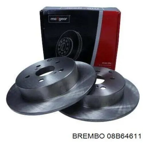 Купить 08B64611 Brembo Диск тормозной задний