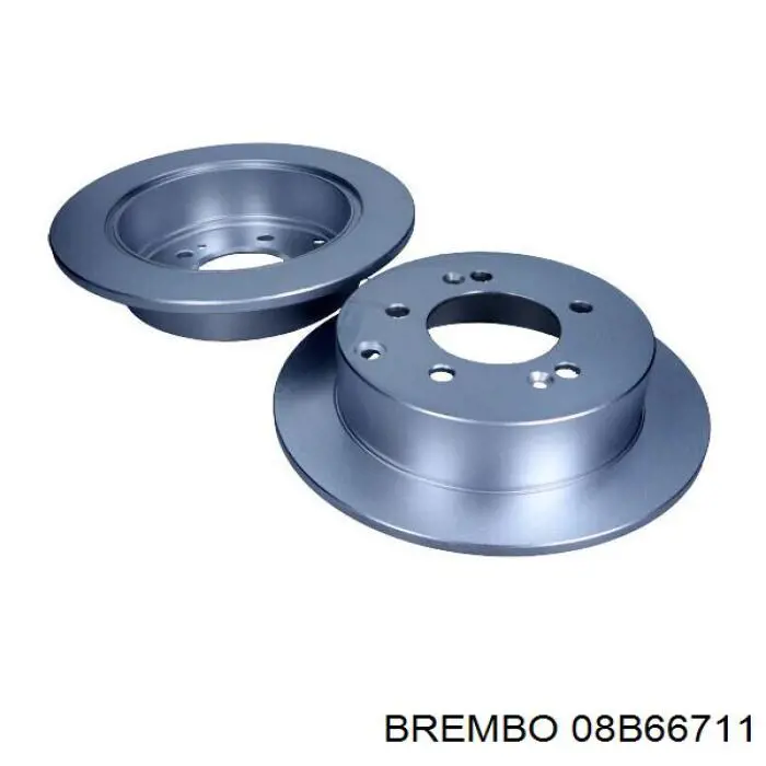 Задний тормозной диск Brembo 08B66711 цена, от 54.88 USD