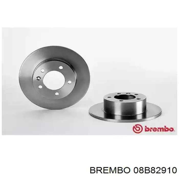 Тормозные диски 08B82910 Brembo