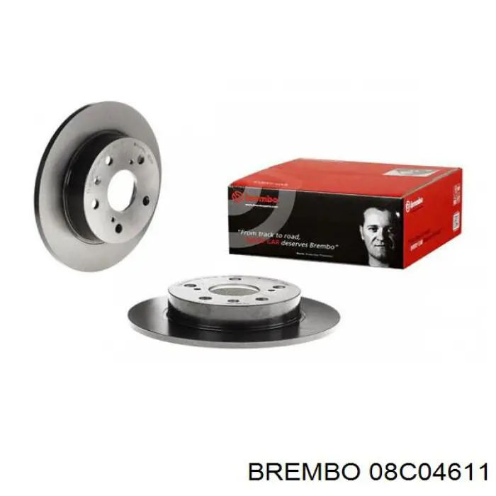 Тормозные диски 08C04611 Brembo