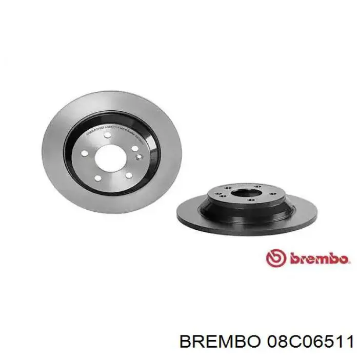 Тормозные диски 08C06511 Brembo