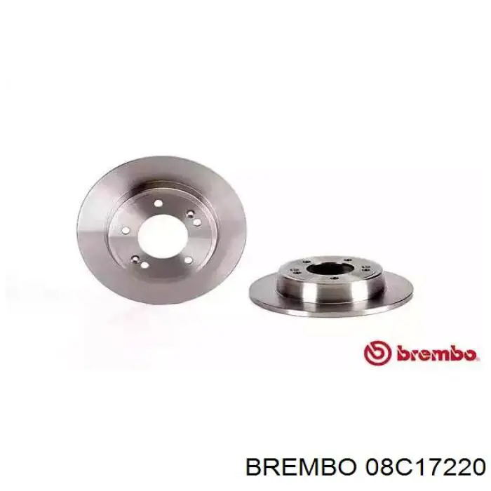 08.C172.20 Brembo диск тормозной задний