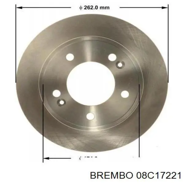 Тормозные диски 08C17221 Brembo
