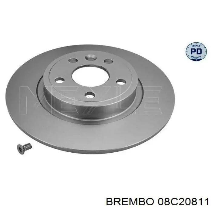 08C20811 Brembo Дисковый тормоз