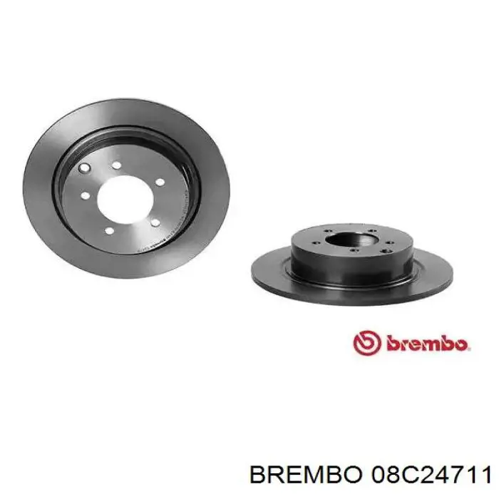 Тормозные диски 08C24711 Brembo