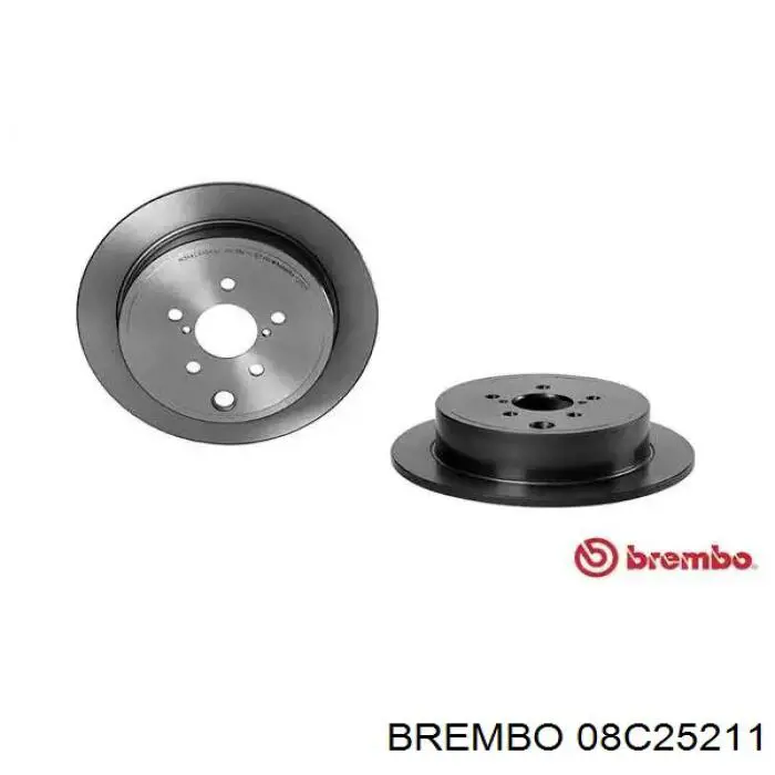 08.C252.11 Brembo диск тормозной задний