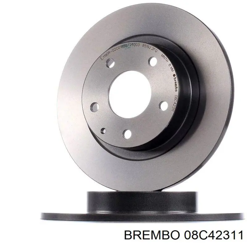 08C42311 Brembo disco do freio traseiro