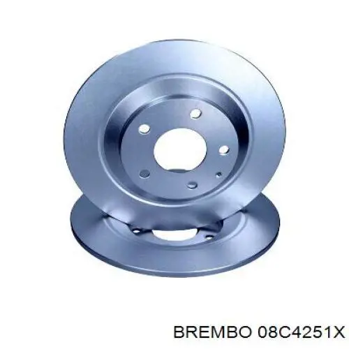 Задний тормозной диск Brembo 08C4251X цена, от 32.55 USD