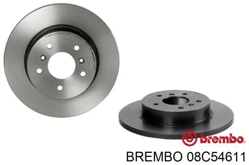 Тормозные диски 08C54611 Brembo