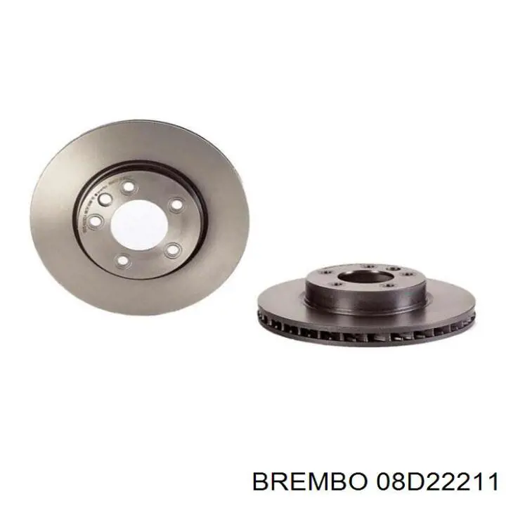 Тормозные диски 08D22211 Brembo