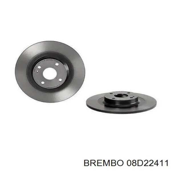 Тормозные диски 08D22411 Brembo