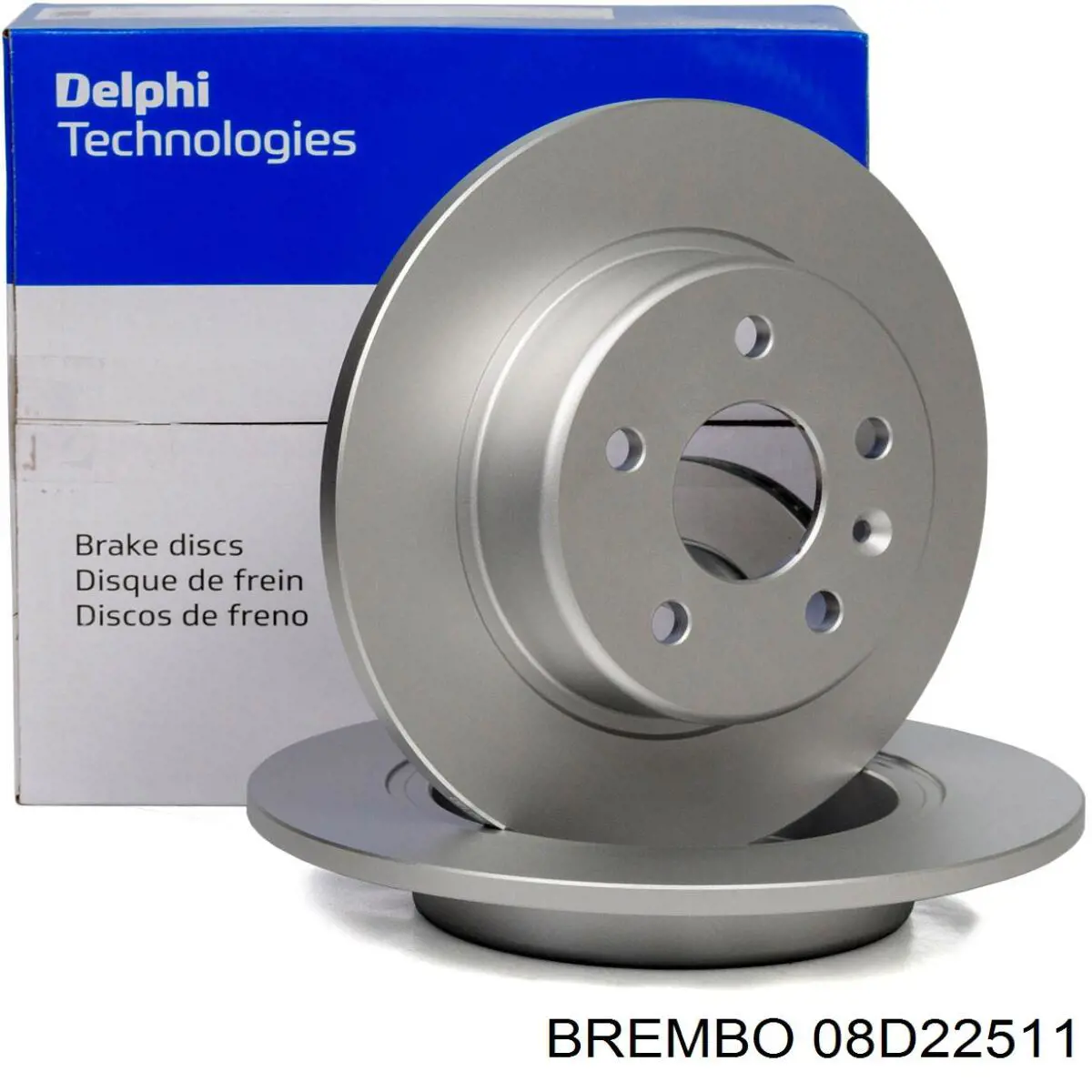 Тормозные диски 08D22511 Brembo