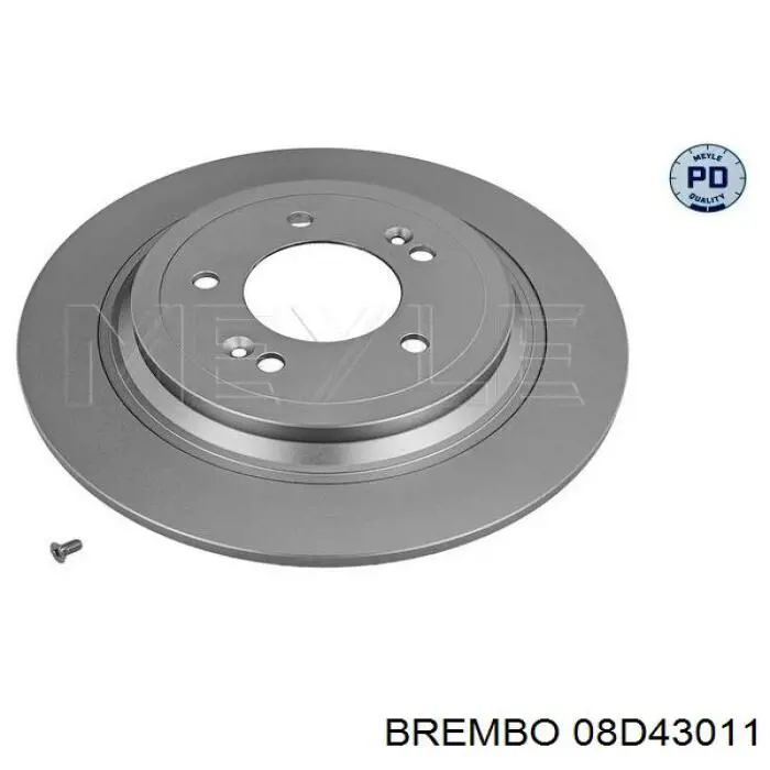 Купить 08D43011 Brembo Диск тормозной задний