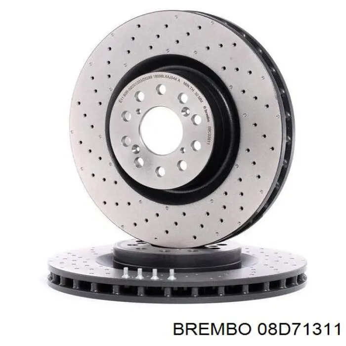 Тормозные диски 08D71311 Brembo