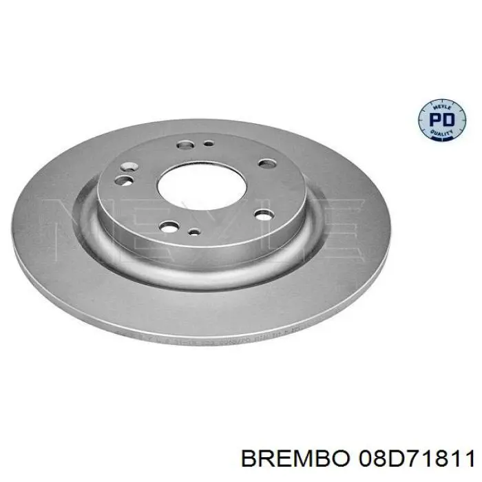 08.D718.11 Brembo disco do freio traseiro