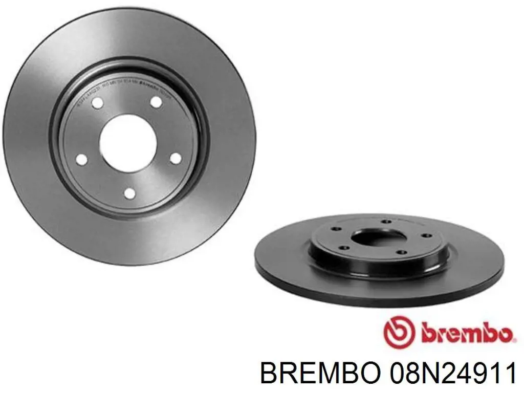 Тормозные диски 08N24911 Brembo