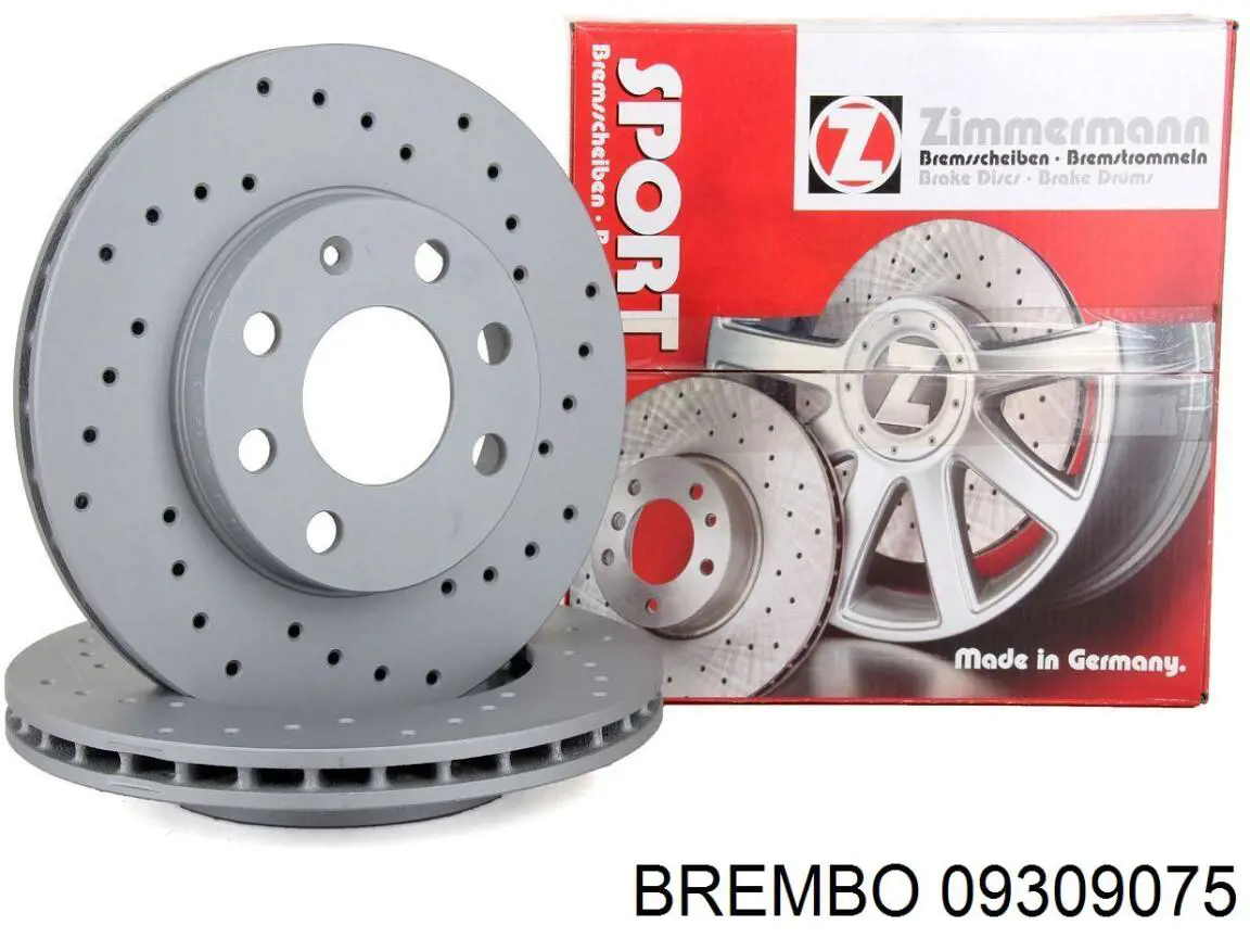 Передние тормозные диски 09309075 Brembo