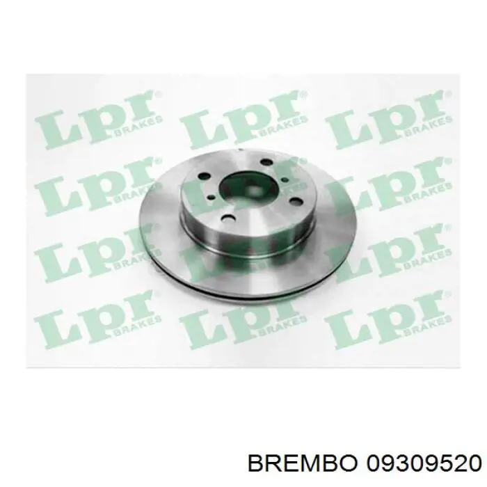 09309520 Brembo Диск тормозной передний