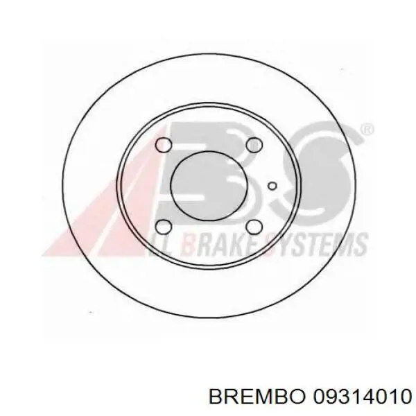Тормоз дисковый передний Brembo 09314010 цена, от 28.70 USD