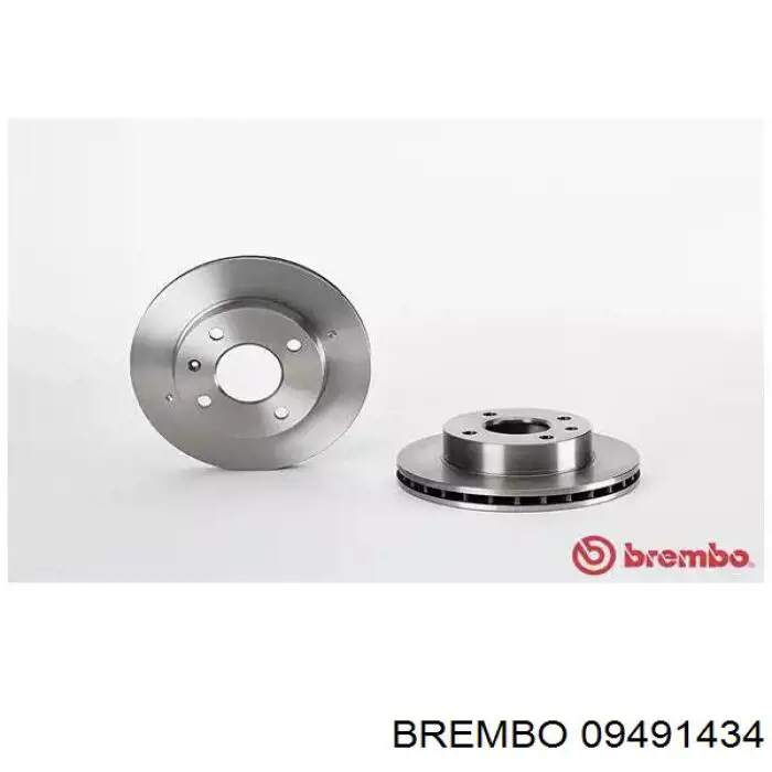 Передние тормозные диски 09491434 Brembo