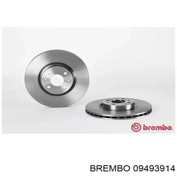 09.4939.14 Brembo диск тормозной передний