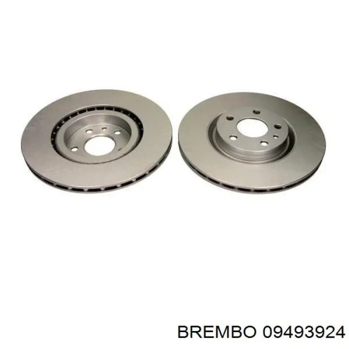 09493924 Brembo Диск тормозной передний