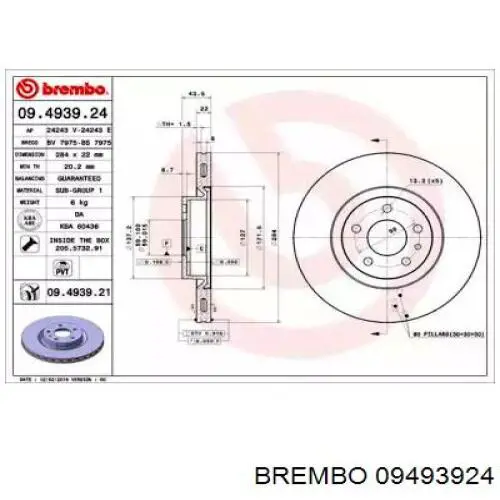 09493924 Brembo
