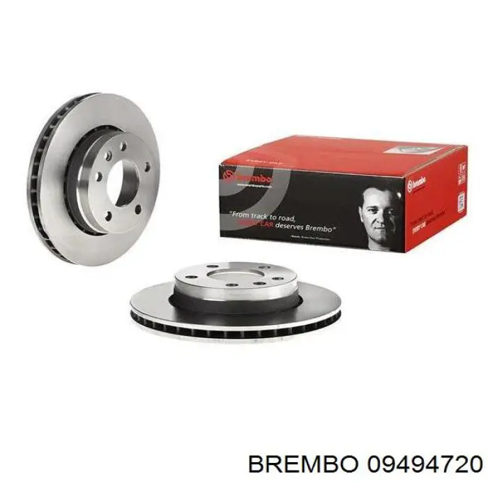 Передние тормозные диски 09494720 Brembo