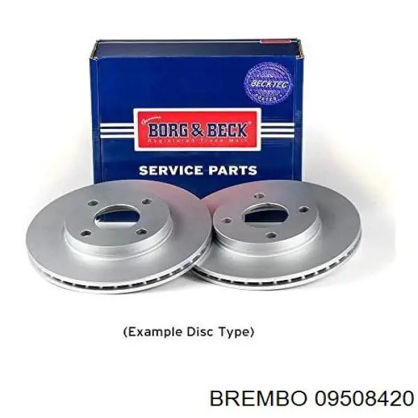 Тормоз дисковый передний Brembo 09508420 цена, от 21.54 USD
