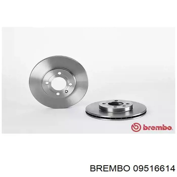 09516614 Brembo диск тормозной передний