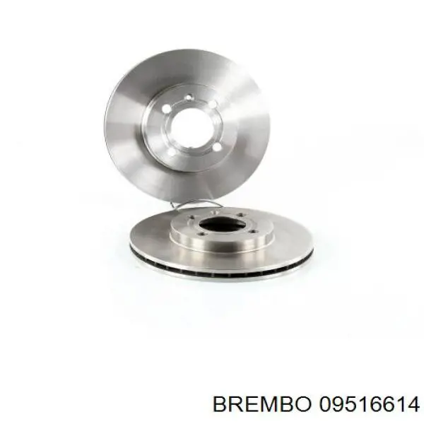 09516614 Brembo Диск тормозной передний