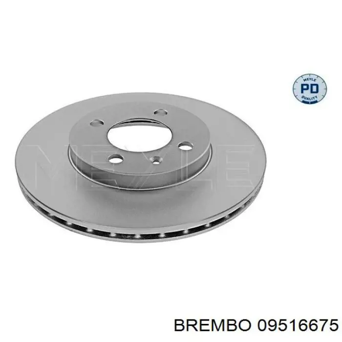 09.5166.75 Brembo диск тормозной передний