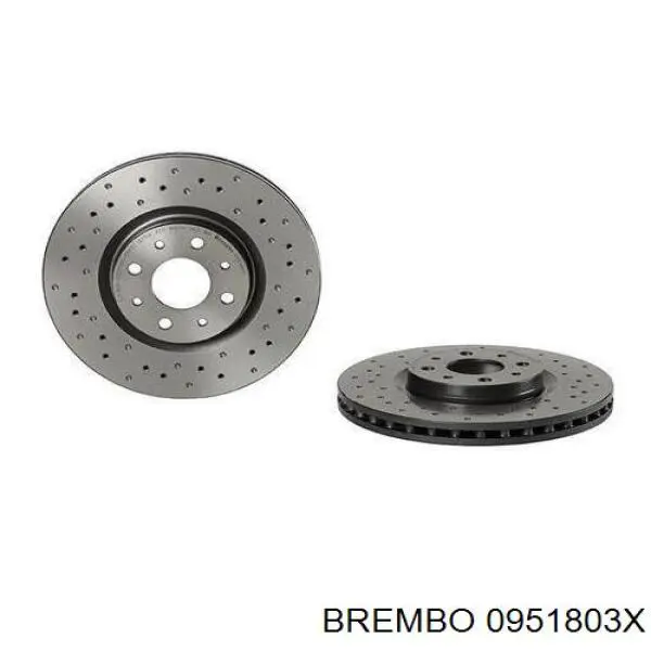 Передние тормозные диски 0951803X Brembo