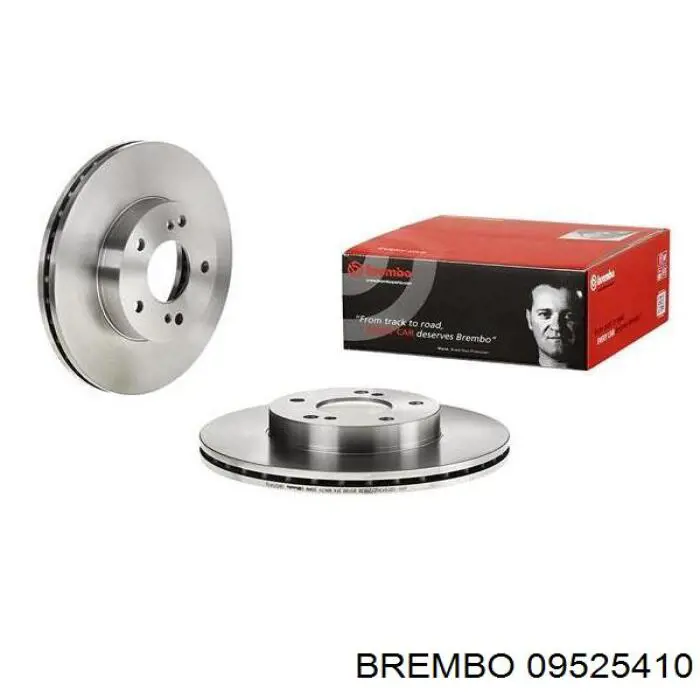 Передние тормозные диски 09525410 Brembo