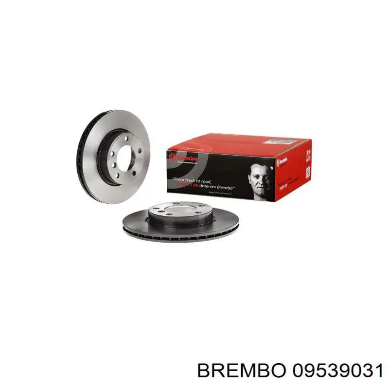 Передние тормозные диски 09539031 Brembo