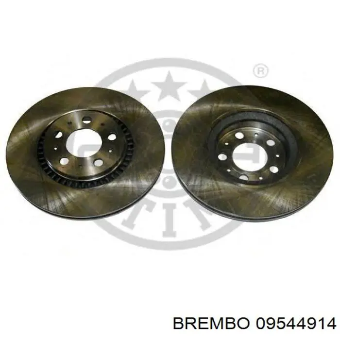 Передние тормозные диски 09544914 Brembo