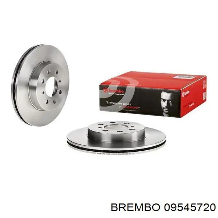 Передние тормозные диски 09545720 Brembo